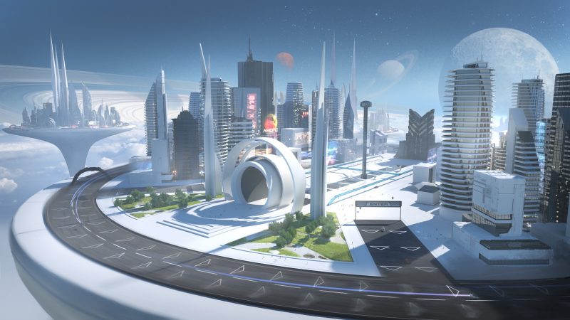 Over the years they built the first Sky City on a planet they called Aureus.